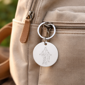 The Living Christ Keychain