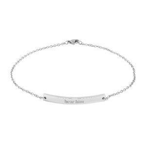 Hear Him Anklet
