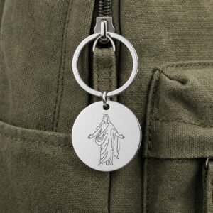 The Living Christ Keychain